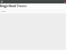 Tablet Screenshot of kingsheadtheatre.ticketsolve.com